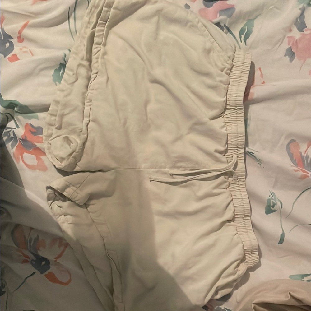 Cream Casual Shorts